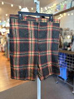 60's Wool Plaid Golf Shorts