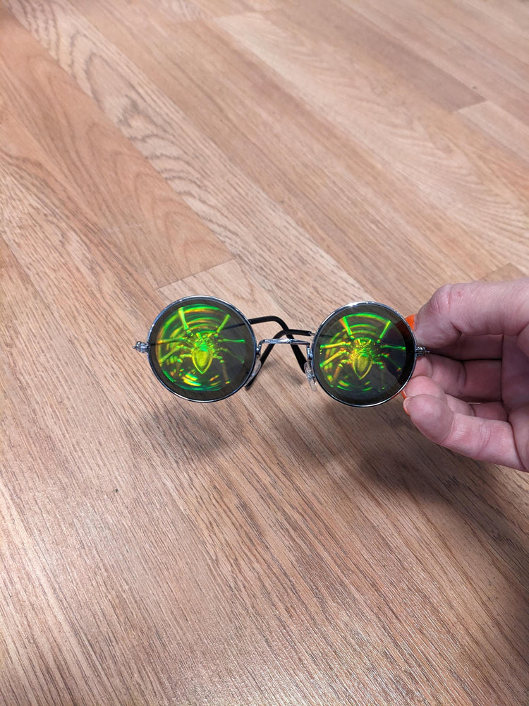 90s deadstock holographic Jesus Sunglasses