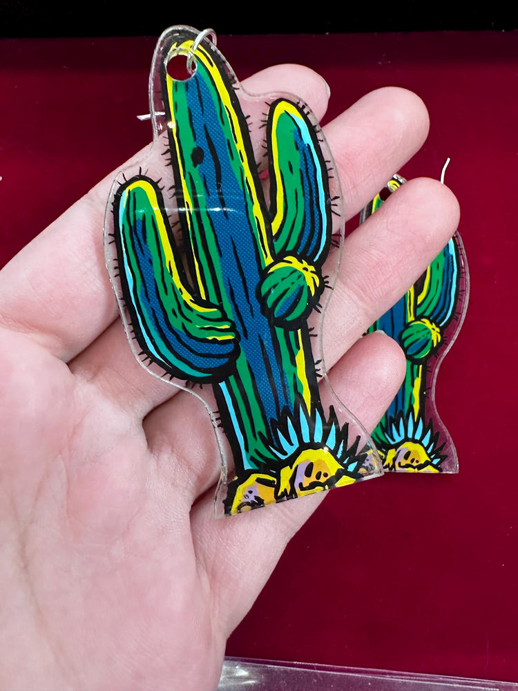 Cactus Canyon Pinball Earrings