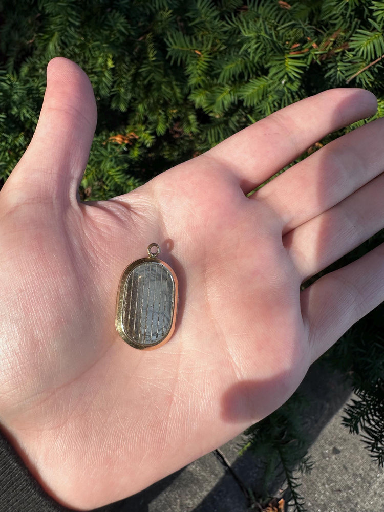 Victorian Era Gold Filled Oval Locket