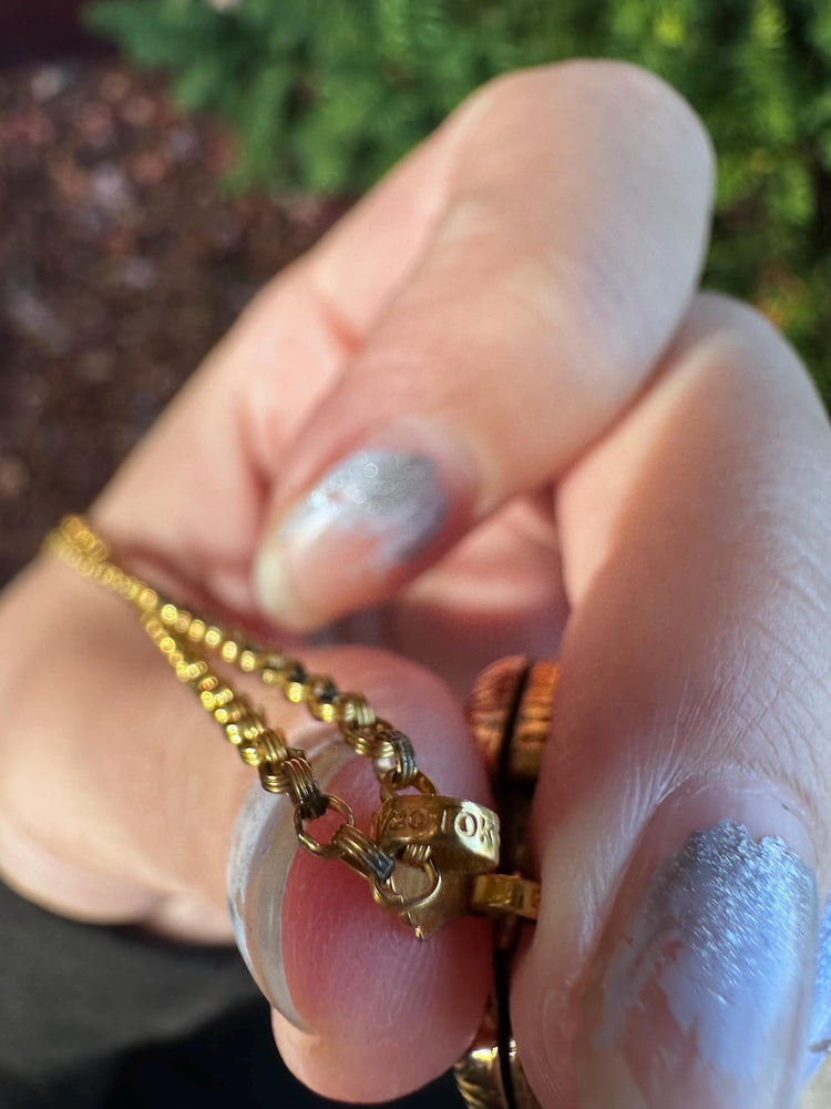 Victorian Era Gold Filled Oval Locket