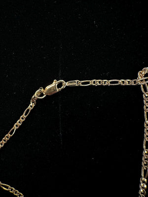 18 inches 14 KT Gold Filled Figaro Chain