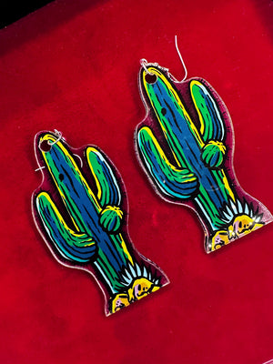 Cactus Canyon Pinball Earrings