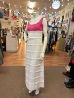 1970's Lanz Tiered Party Maxi Dress