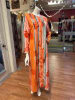 1970s Ruth Neumann Caftan House Dress