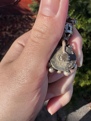 Antique Jhumki Silver Bell Clip on Earrings from Rajasthan