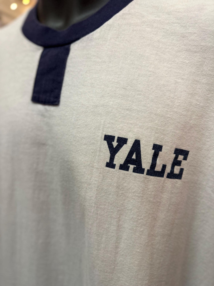 Vintage Ivy League Yale Ringer Tee Preppy L