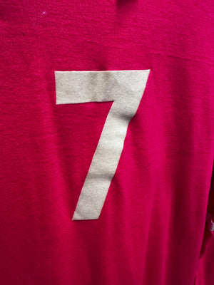 1960s'/70's Vintage Women's Hot Pink Union Made Single Stitch Jersey 7