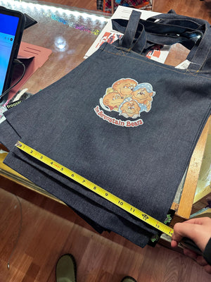 Heat Press Berenstain Bears Denim Tote