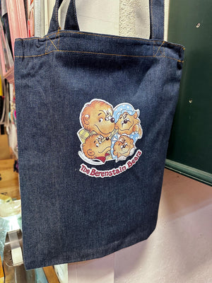 Heat Press Berenstain Bears Denim Tote