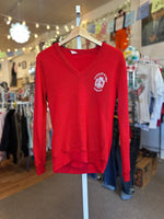 Vintage 1960's/70s University of Paris Universite de Paris V-neck sweater Size Small