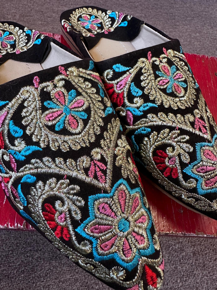 Moroccan Embroidered shoes