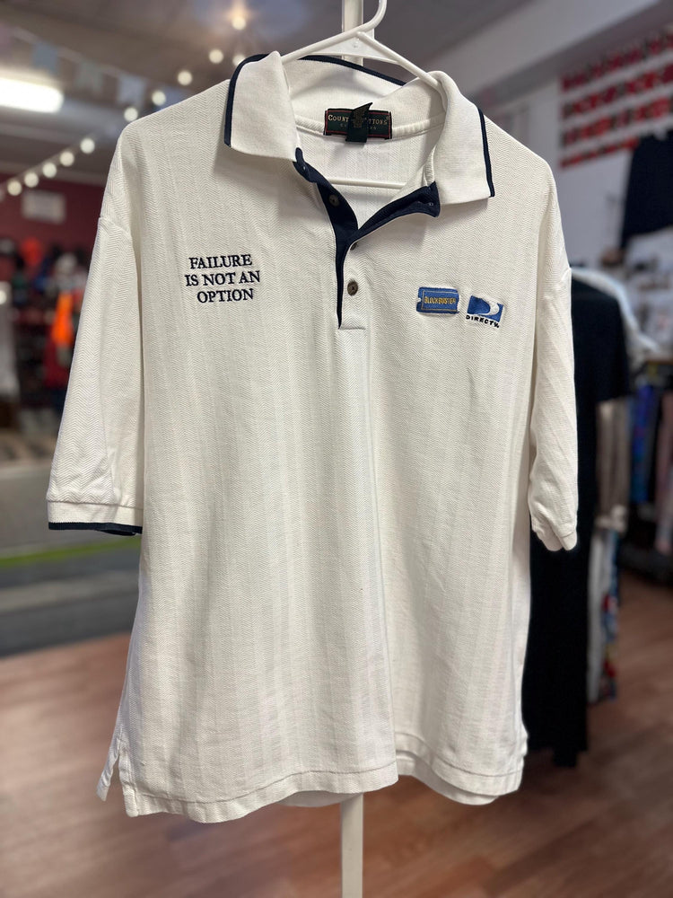 Vintage Blockbuster “Failure Is Not An Option” Polo Shirt – Size Large