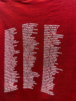 1980 Single Stitch Vintage Michigan Thin Cotton Blend Mount Clemens Highschool T-shirt Size Small