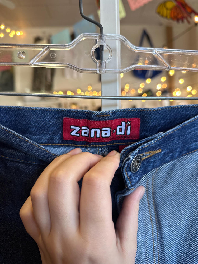 90s/2000s Y2K Hippie Zana Di Vintage Patchwork Plus Size Jeans RARE