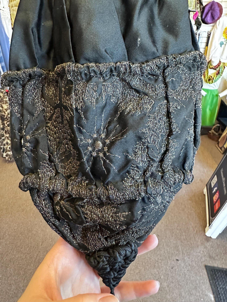 Art Deco Celluloid Embroidered Purse
