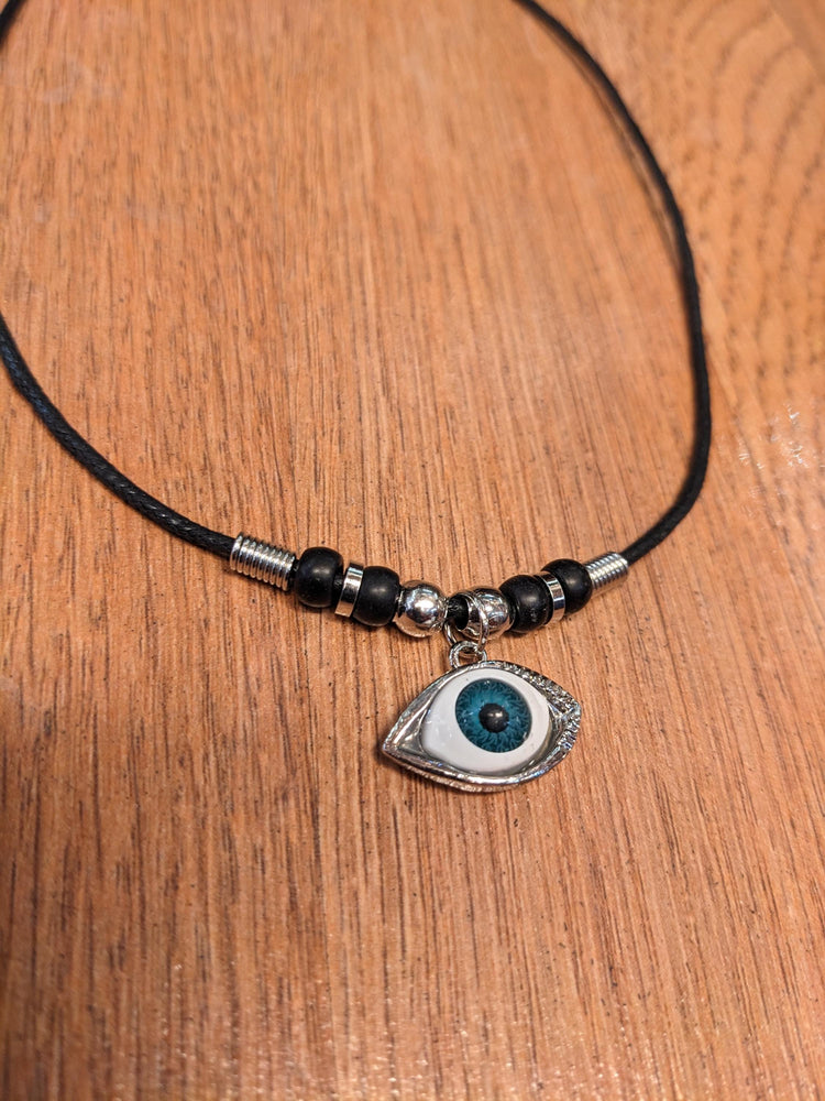 One (1) - 90s Y2k deadstock Puka Shell, Smiley Face, or Eyeball necklace for Men and Women