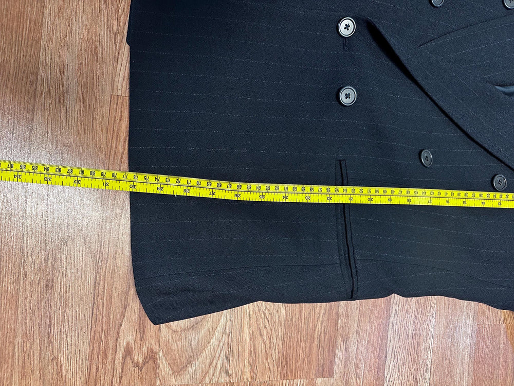Vintage Christian Dior Double Breasted Pure Virgin Wool Blazer Jacket 42R XL