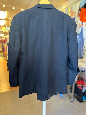 Vintage Christian Dior Double Breasted Pure Virgin Wool Blazer Jacket 42R XL