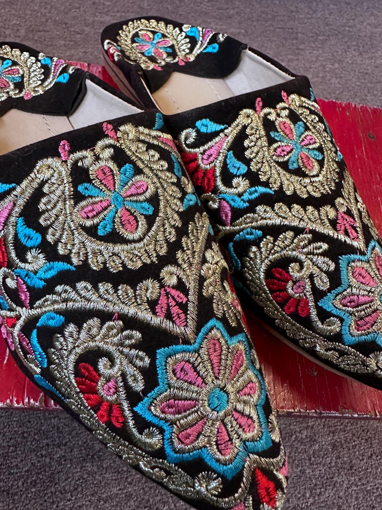 Moroccan Embroidered shoes