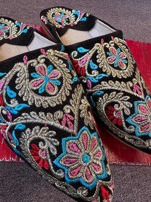 Moroccan Embroidered shoes