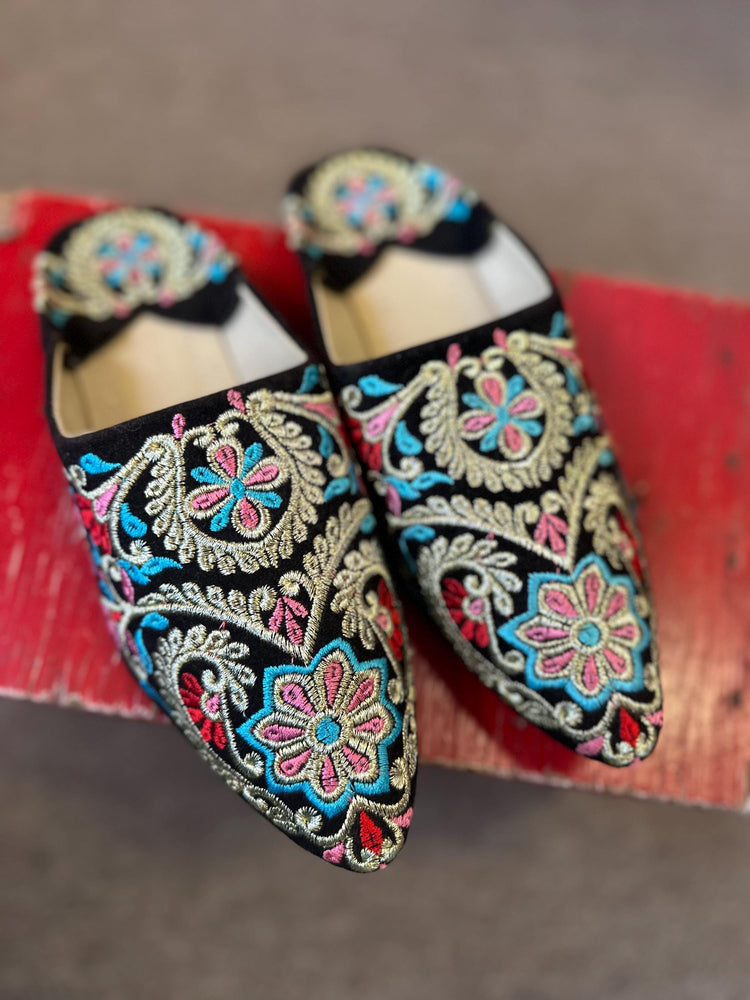Moroccan Embroidered shoes