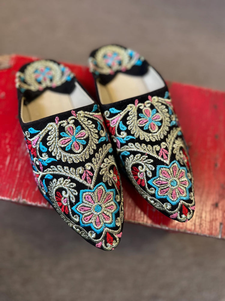 Moroccan Embroidered shoes