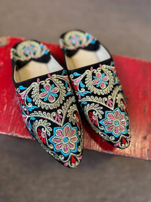 Moroccan Embroidered shoes