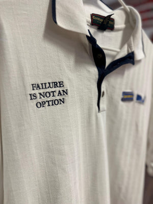 Vintage Blockbuster “Failure Is Not An Option” Polo Shirt – Size Large