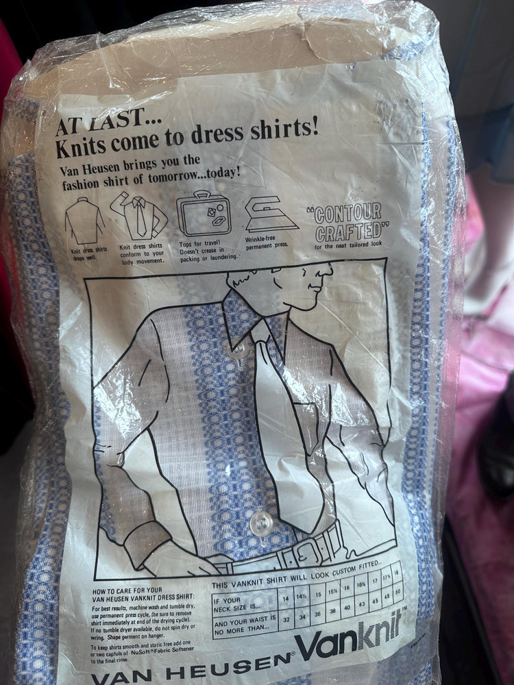1970s/80s Deadstock Men’s Button Down Dress Shirts – NOS Sears “The Men’s Store” + Golden Comfort Either Shirt