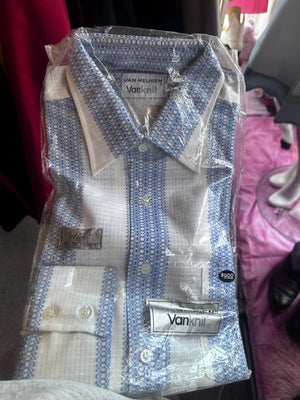 1970s/80s Deadstock Men’s Button Down Dress Shirts – NOS Sears “The Men’s Store” + Golden Comfort Either Shirt