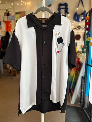 Harrington Rockabilly Shirt – XL (66% Rayon / 34% Polyester)
