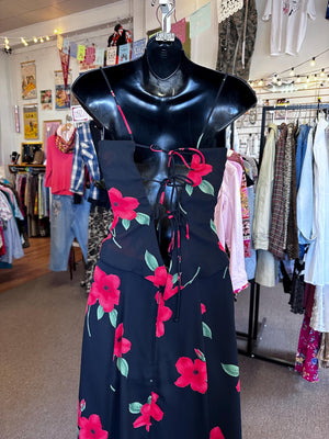 1990s Vintage Betsey & Adams by Jaslene Two-Piece Floral Dress – Size Small/Medium
