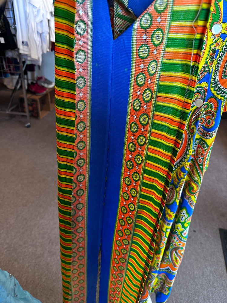 1970s Vintage Groovy Psychedelic Lounge Kaftan Retro