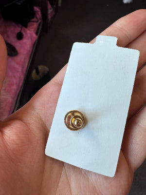Deadstock Vintage Double Heart Pin
