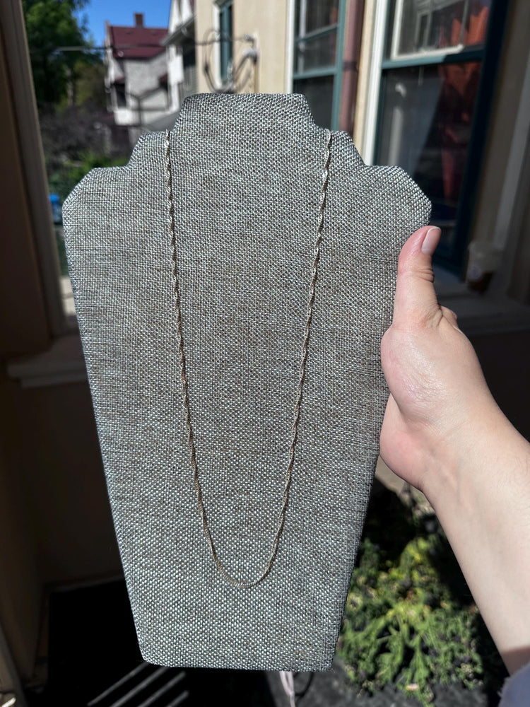 Sterling Silver Italian Twisted Curb Chain Necklace Mens Jewelry 30 inches SALE