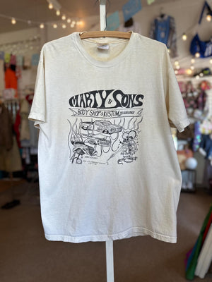 1990s Marty and Sons Body Shop Rat Fink Graphic Tee – Size M