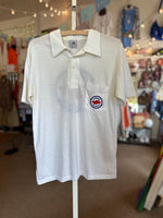 Vintage 1970's/80s Men's Corvair Chevrolet Embroidered and Screen Printed Dealer Polo Thin Cotton size Large