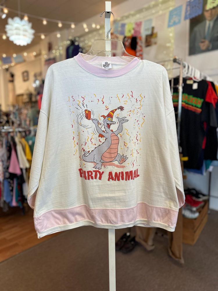 Vintage 1980s Disney Figment "Party Animal" Epcot Shirt – Size XL