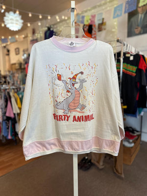 Vintage 1980s Disney Figment "Party Animal" Epcot Shirt – Size XL
