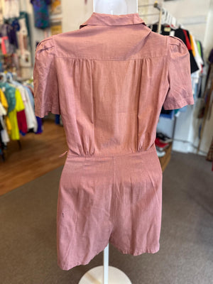 1950's Genuine VINTAGE Montgomery Ward Plus Size Dress Romper XL