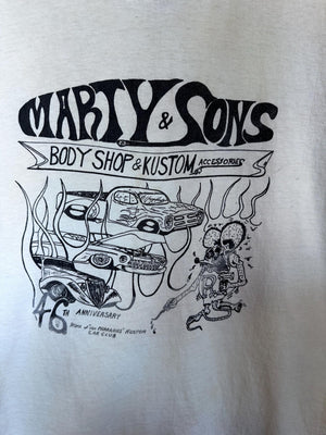 1990s Marty and Sons Body Shop Rat Fink Graphic Tee – Size M