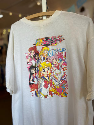 1990s Rare Vintage Sailor Moon Super S Promo Tee – Size Large