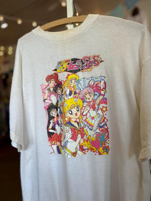 1990s Rare Vintage Sailor Moon Super S Promo Tee – Size Large