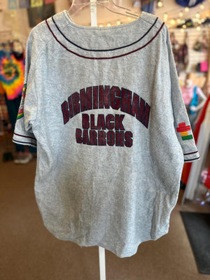 Negro Baseball League Museum Black History Birmingham Black Barrons Vintage Style Jersey Size XXL