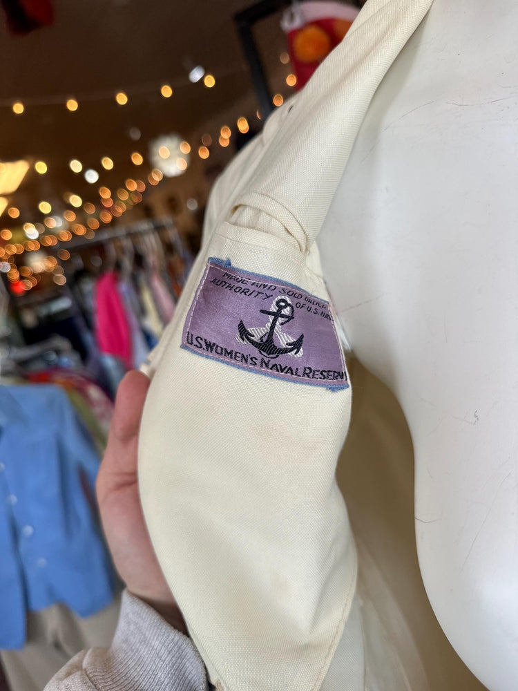 1940s WAVES Women's Naval Reserve World War II Summer Uniform Jacket and Skirt set