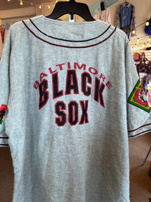 Negro Baseball League Museum Black History Baltimore Black Socks Vintage Style Jersey Size XXL