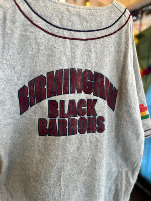 Negro Baseball League Museum Black History Birmingham Black Barrons Vintage Style Jersey Size XXL