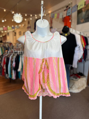 1970s Lingerie Teddy Top and Underwear Set Bigger Bust