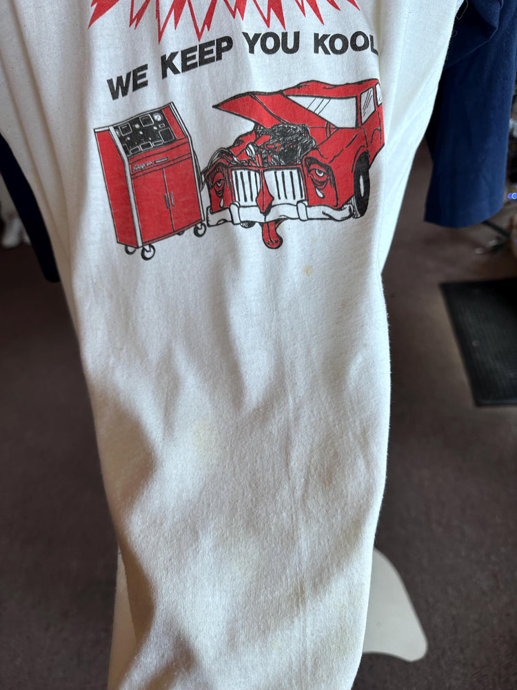 1980s Vintage Snap-On Distressed Cool Ringer t-shirt AS IS XL